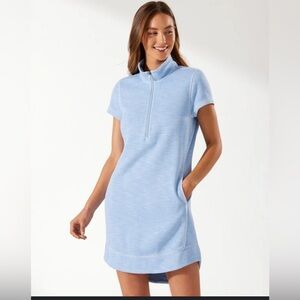Tommy Bahama Tobago Bay Half-Zip Collared Dress
size S EUC  resortwear athletic